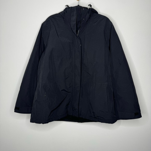 NWOT LANDS' END Women's Plus Size Squall Waterproof Insulated Winter Jacket 1X - Picture 2 of 5